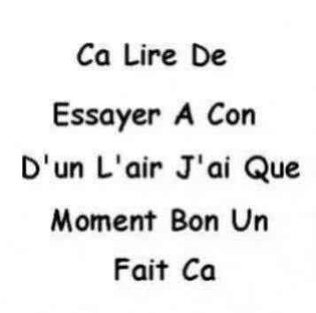 lit à l'envers lol