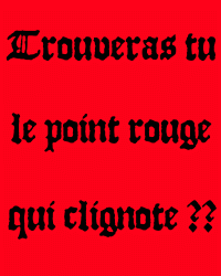 trouvé le point rouge